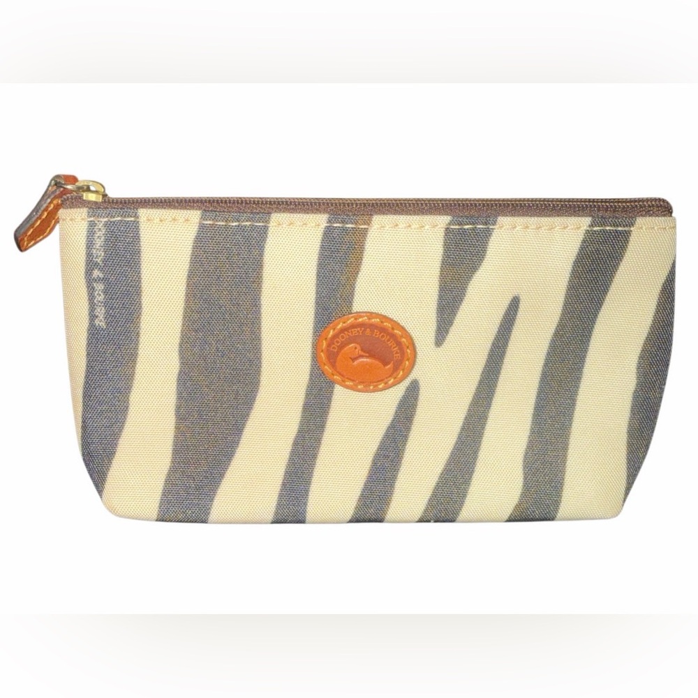 Dooney & Bourke African Safari Exotic Zebra pouch like new